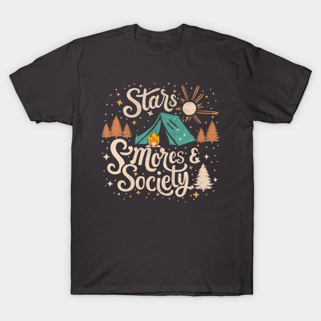 Stars & S'mores Society T-Shirt by Tees For UR DAY